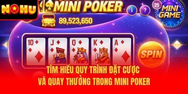 Tìm hiểu quy trình đặt cược và quay thưởng trong Mini Poker